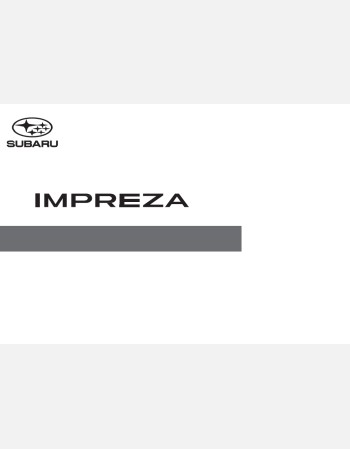 subaru impreza 202020212022 in english